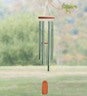 Weather-Resistant Aluminum and Bamboo Amazing Grace Tone Wind Chimes