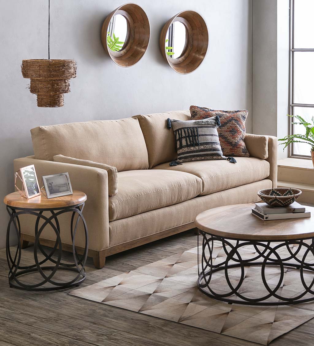 Eco-Friendly Handmade Studio Sofa, Made In USA
