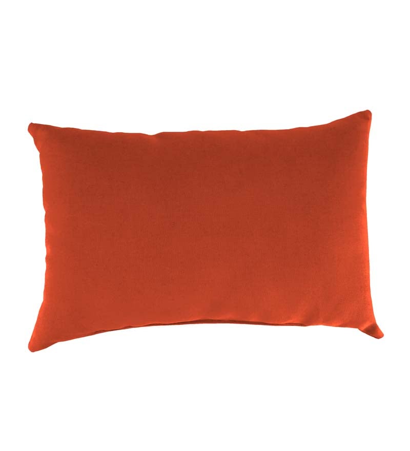 Sunbrella Classic Lumbar Pillow, 19" x 12" x 5½" swatch image