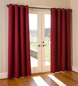 Madison Double-Blackout Grommet Curtain Pair, 40"W x 45"L per panel