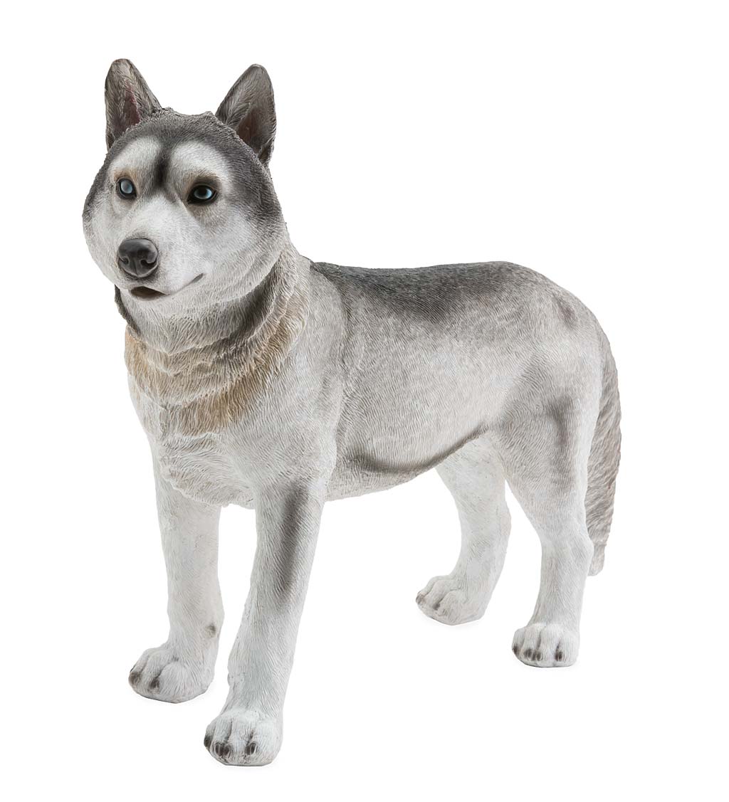 Siberian Husky Dog Statue swatch image