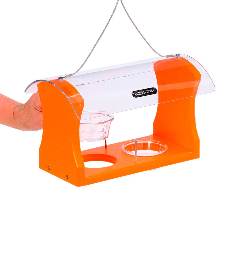 Recycled Plastic Poly-Lumber Oriole Bird Feeder