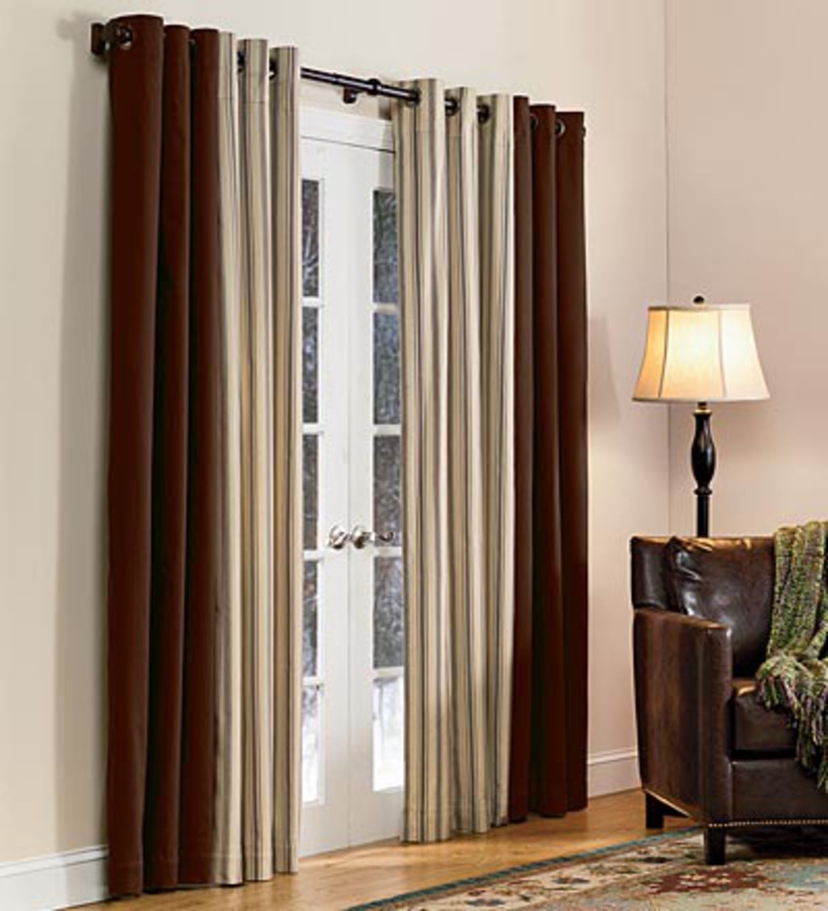 95"L Thermalogic Energy Efficient Insulated Solid Grommet-Top Curtain