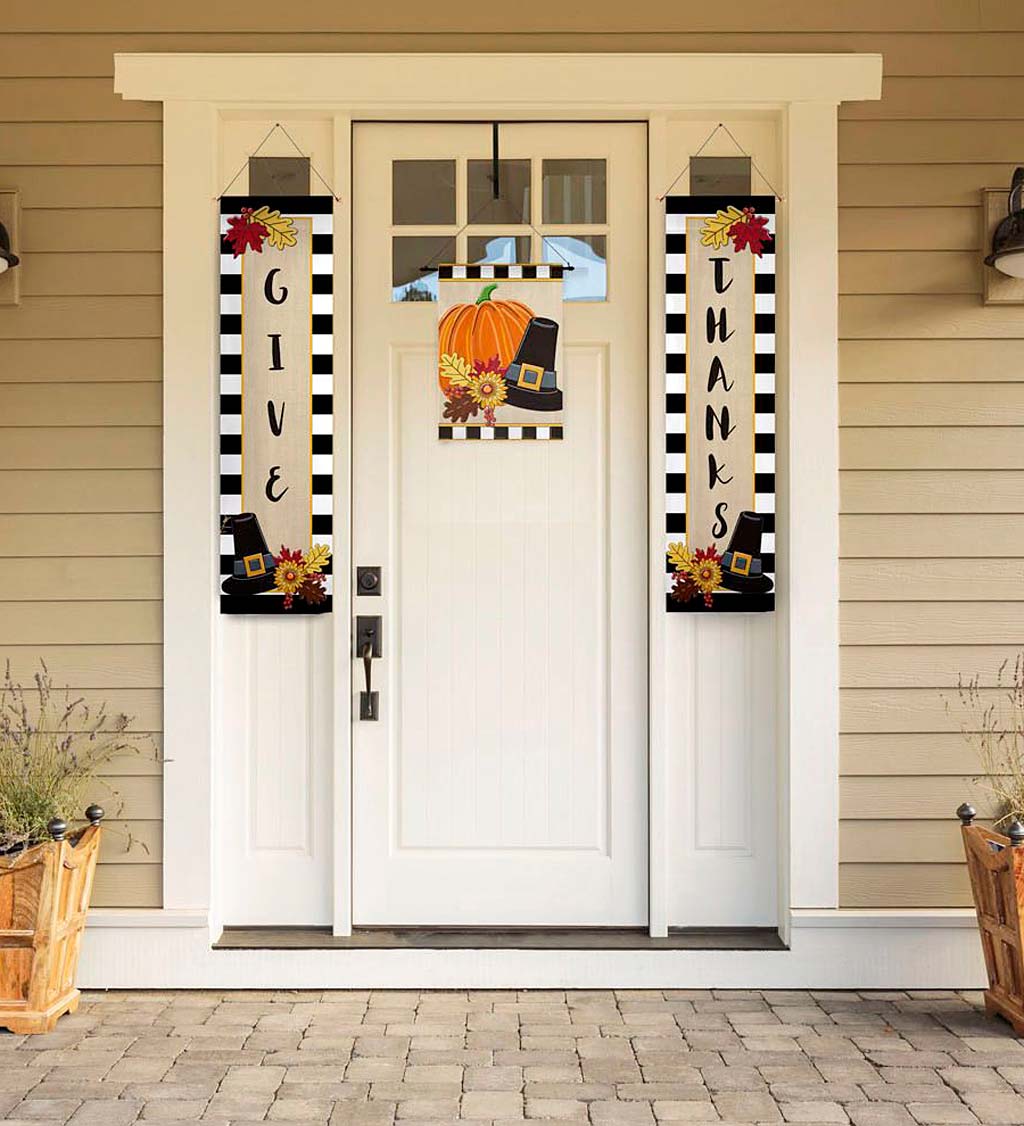 Give Thanks Door Banner Kit