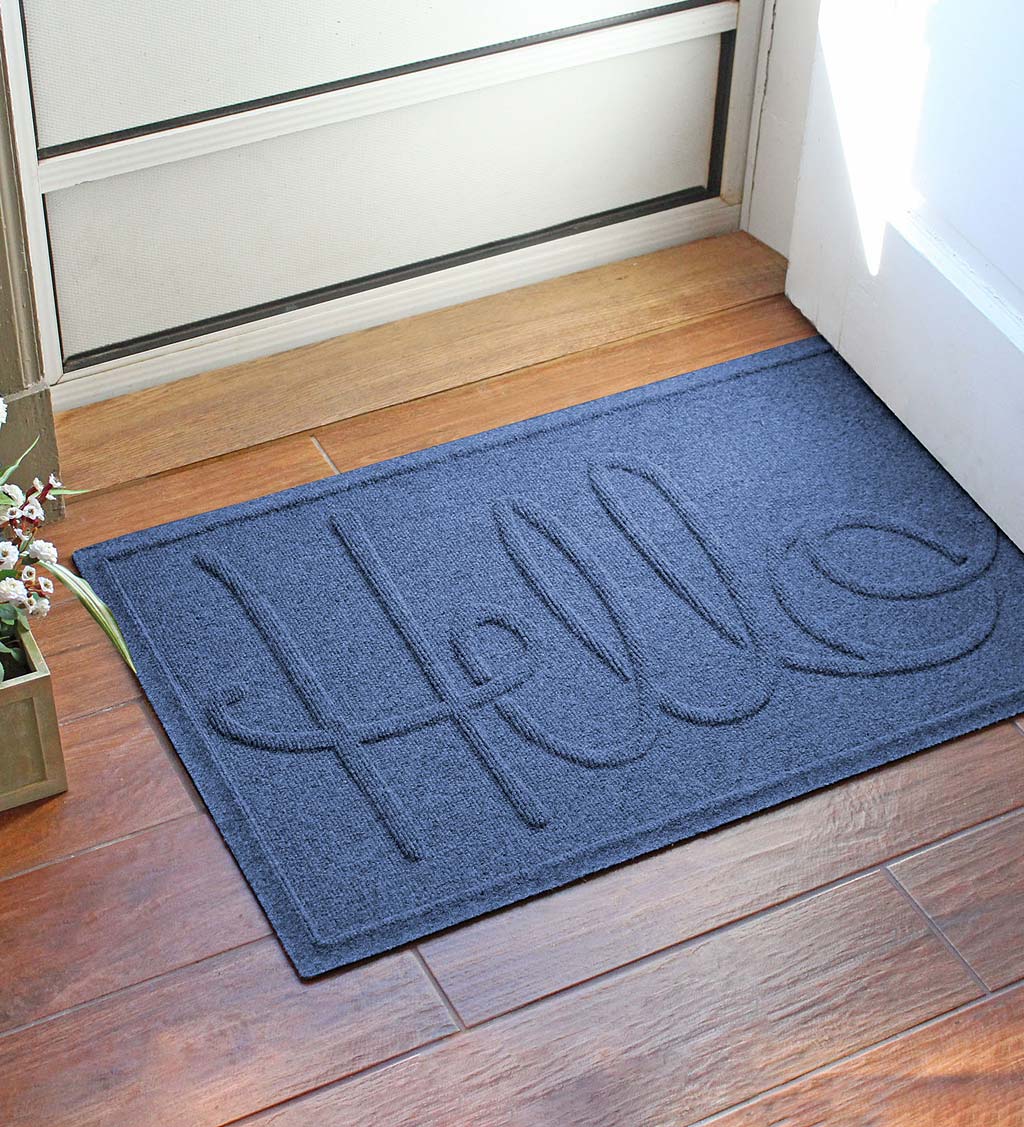 Waterhog Indoor/Outdoor Hello Doormat, 2' x 3'