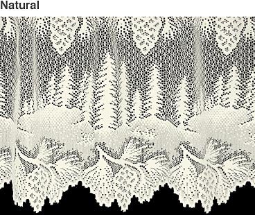 30"H x 60"L Pinecone Lace Tier swatch image