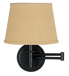 Classic Space-Saving Swing-Arm Wall-Mounted Reading Lamp swatch image