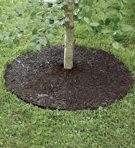 Permanent Mulch Recycled Rubber Tree Ring, 36" dia.