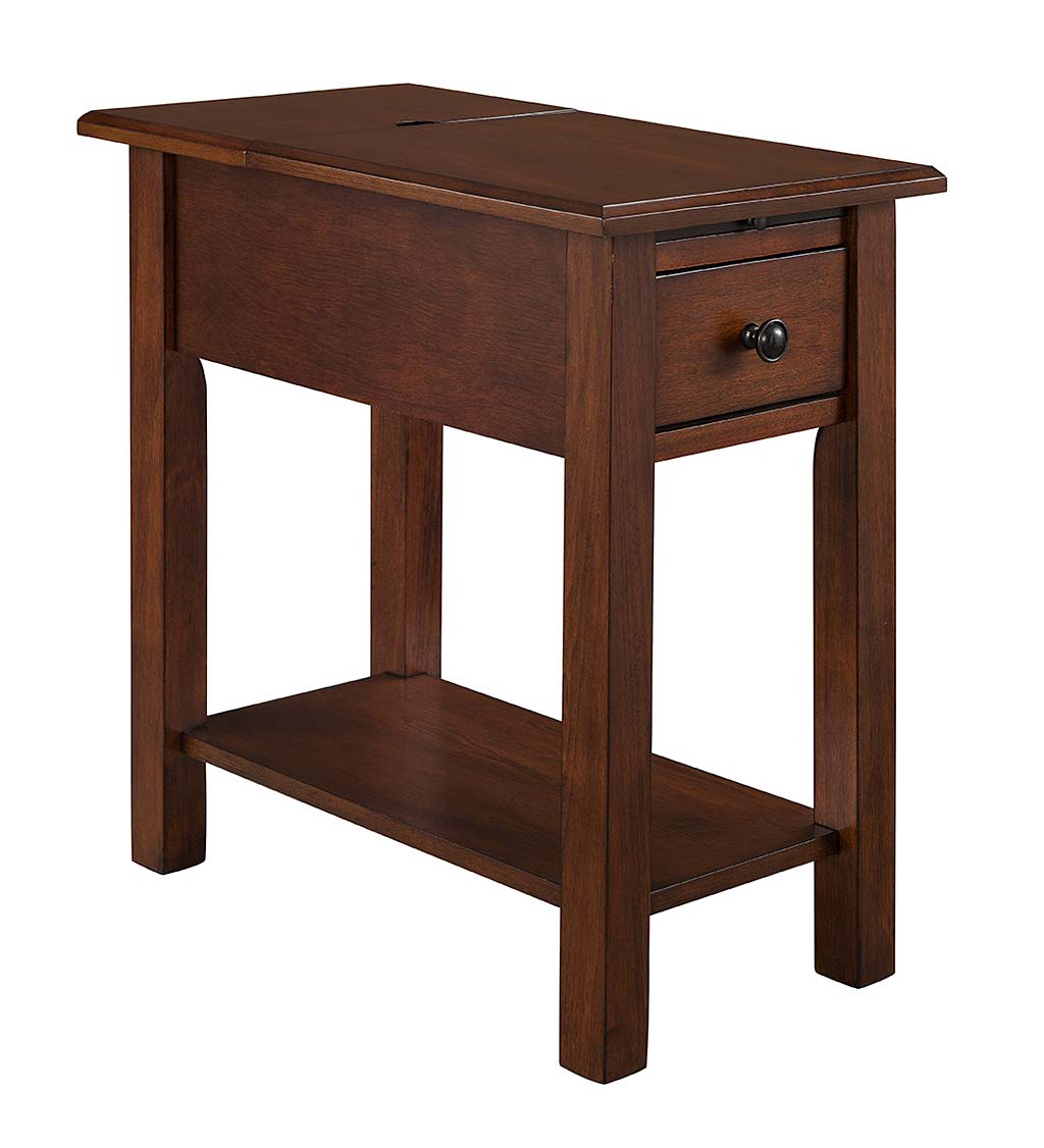 Benton Side Table with Charging Station swatch image
