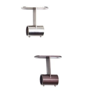 Stainless Steel Indoor Or Outdoor Tension Curtain Rod Ceiling Mount Joiner