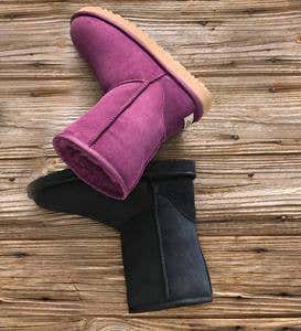 UGG® Australia Women's Classic Sheepskin Short Boots - Chocolate - Size 5