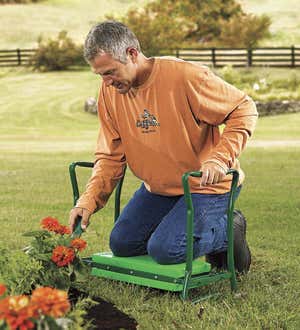 Folding Garden Kneeler/Seat With Foam Pad