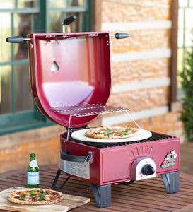 Novelty Pizza Oven/Grill Cart