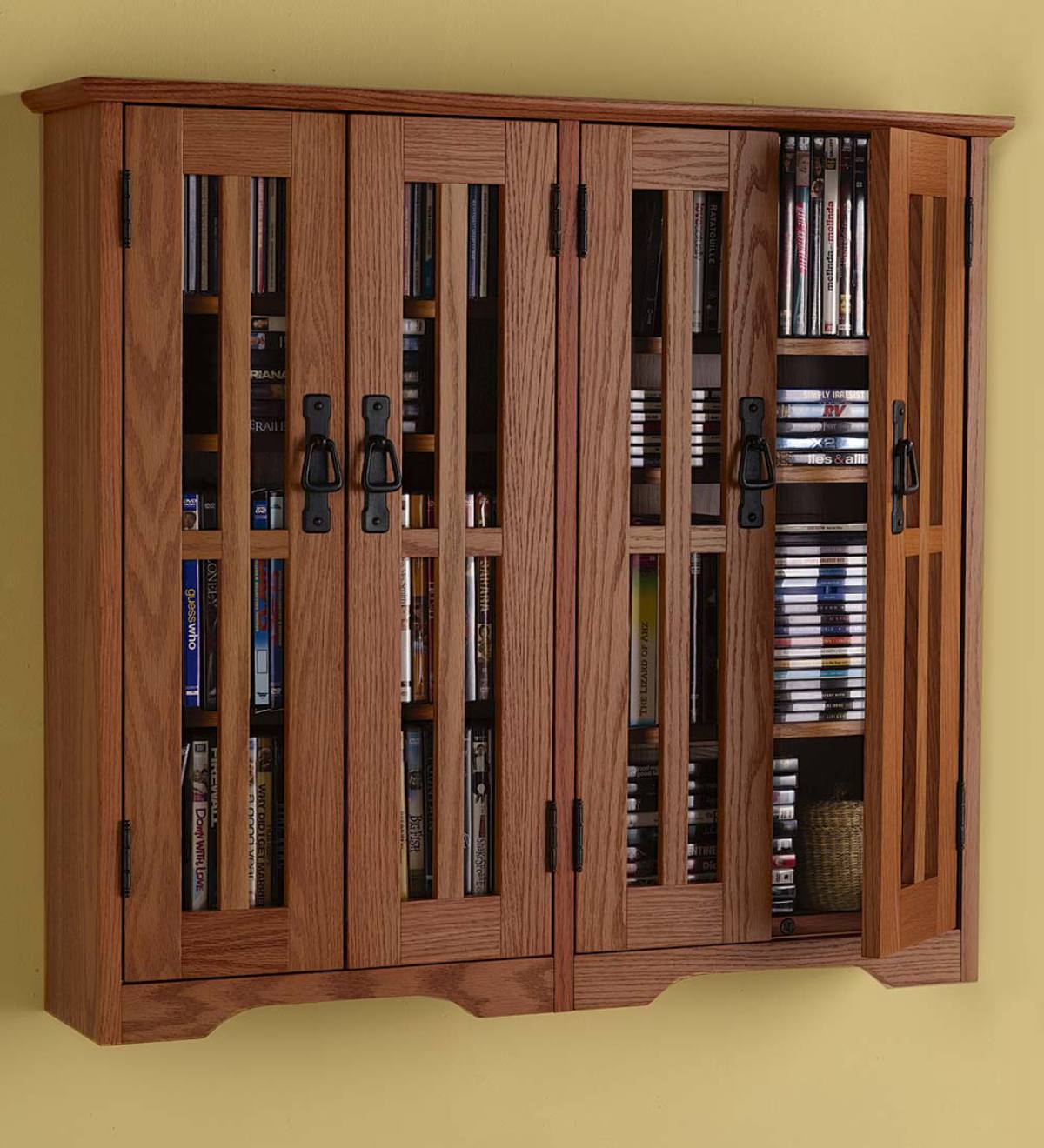 Large Wall Mount Media Cabinet