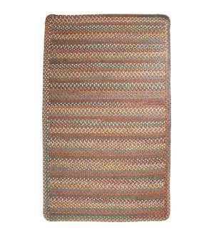 Blue Ridge Rectangle Wool Braided Rug, 8' x 11'