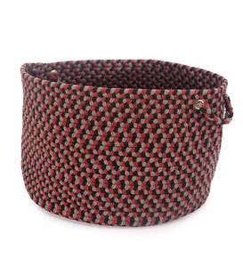 Braided Polypro Roanoke Basket with Handles