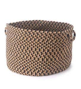 Braided Polypro Roanoke Basket with Handles