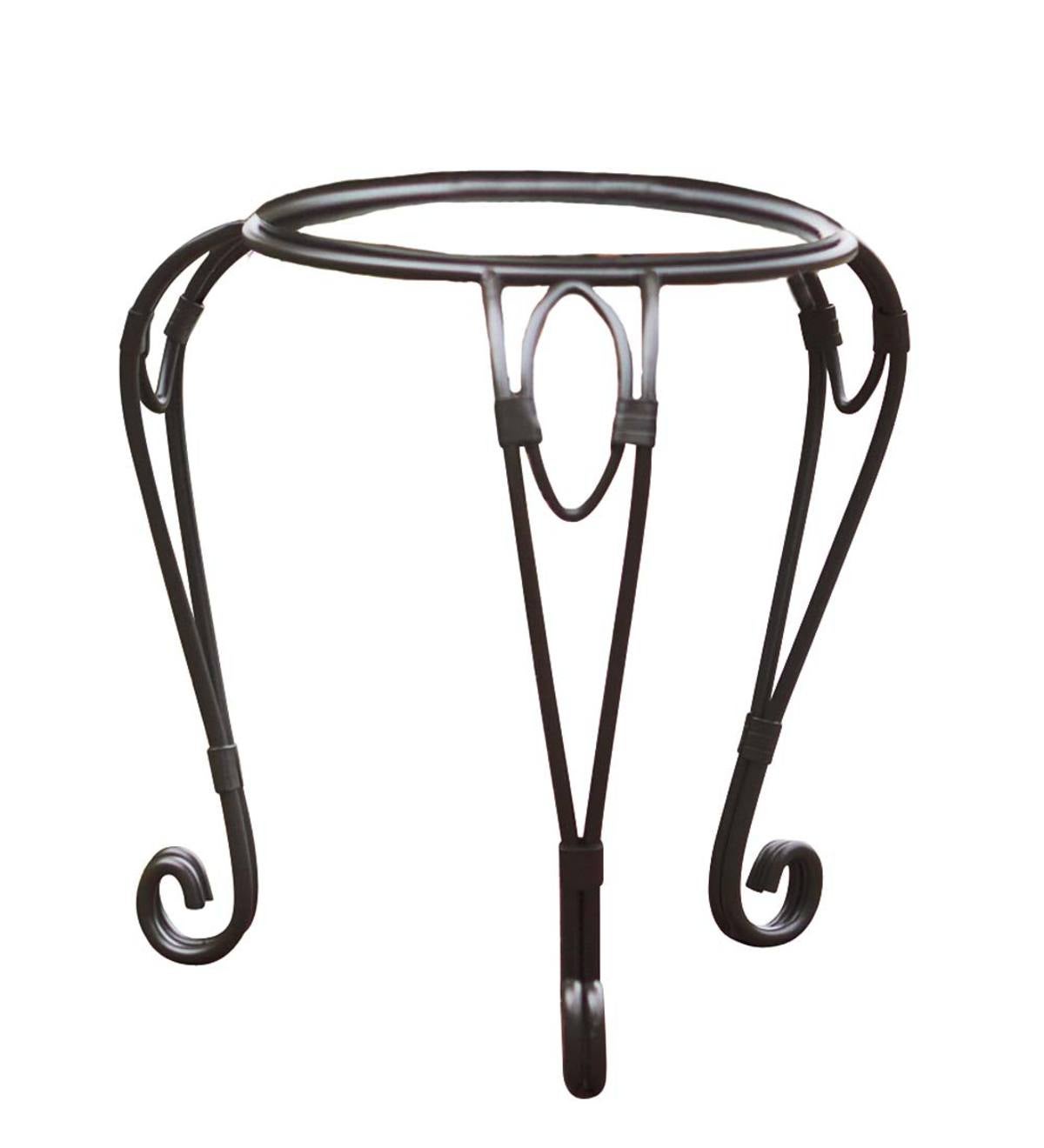 Scrollwork Metal Gazing Ball Stand