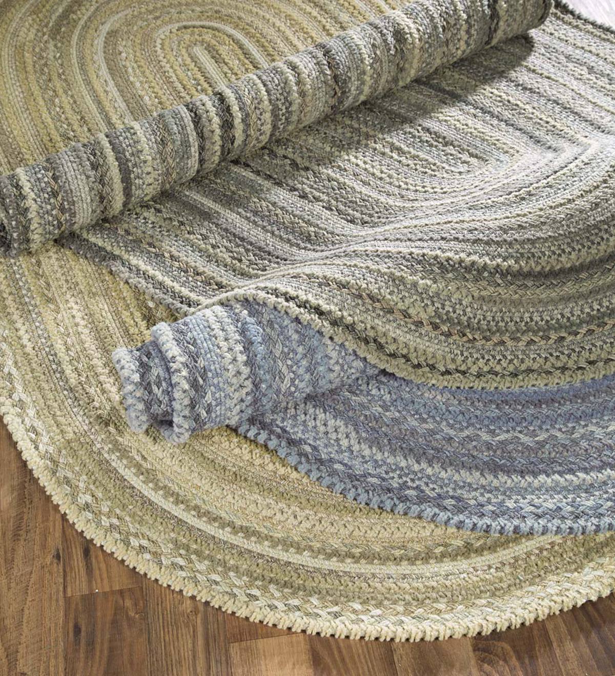 Oval Riverview Wool Blend Braided Rug