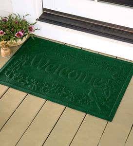 Waterhog™ Welcome Doormat, 35”x 45” - Red