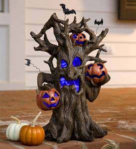 Lighted Spooky Tree Halloween Decoration