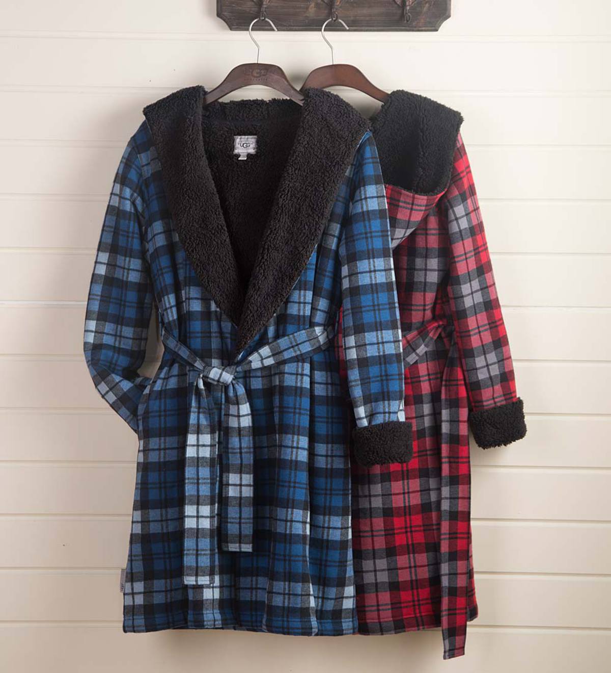 UGG® Australia Lindley Plaid Robe - Aster - S(4-6)