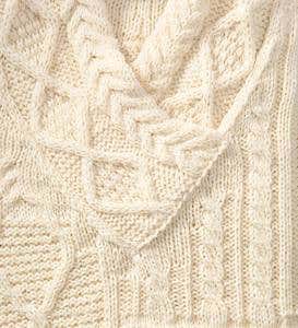 Irish Wool Poncho Sweater