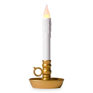 Battery-Operated Colonial Window Candles, Set of 4