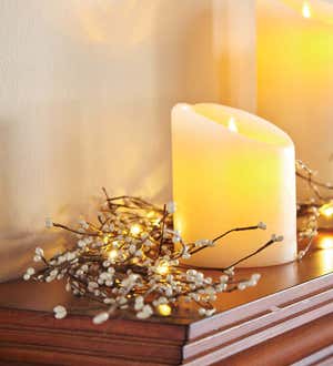 Battery Operated Lighted Holiday Garland