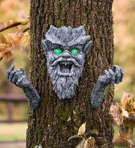 Halloween Glowing Eyes Werewolf Face And Arms