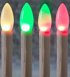 Color-Changing Replacement LED Bulbs for Window Candles, 2-Pack