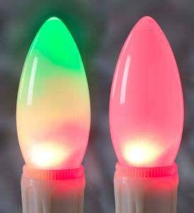 Color-Changing Replacement LED Bulbs for Window Candles, 2-Pack