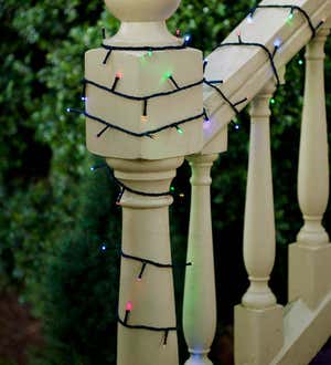 LED Multifunction Twinkle String Lights, 48'4"L with 192 lights