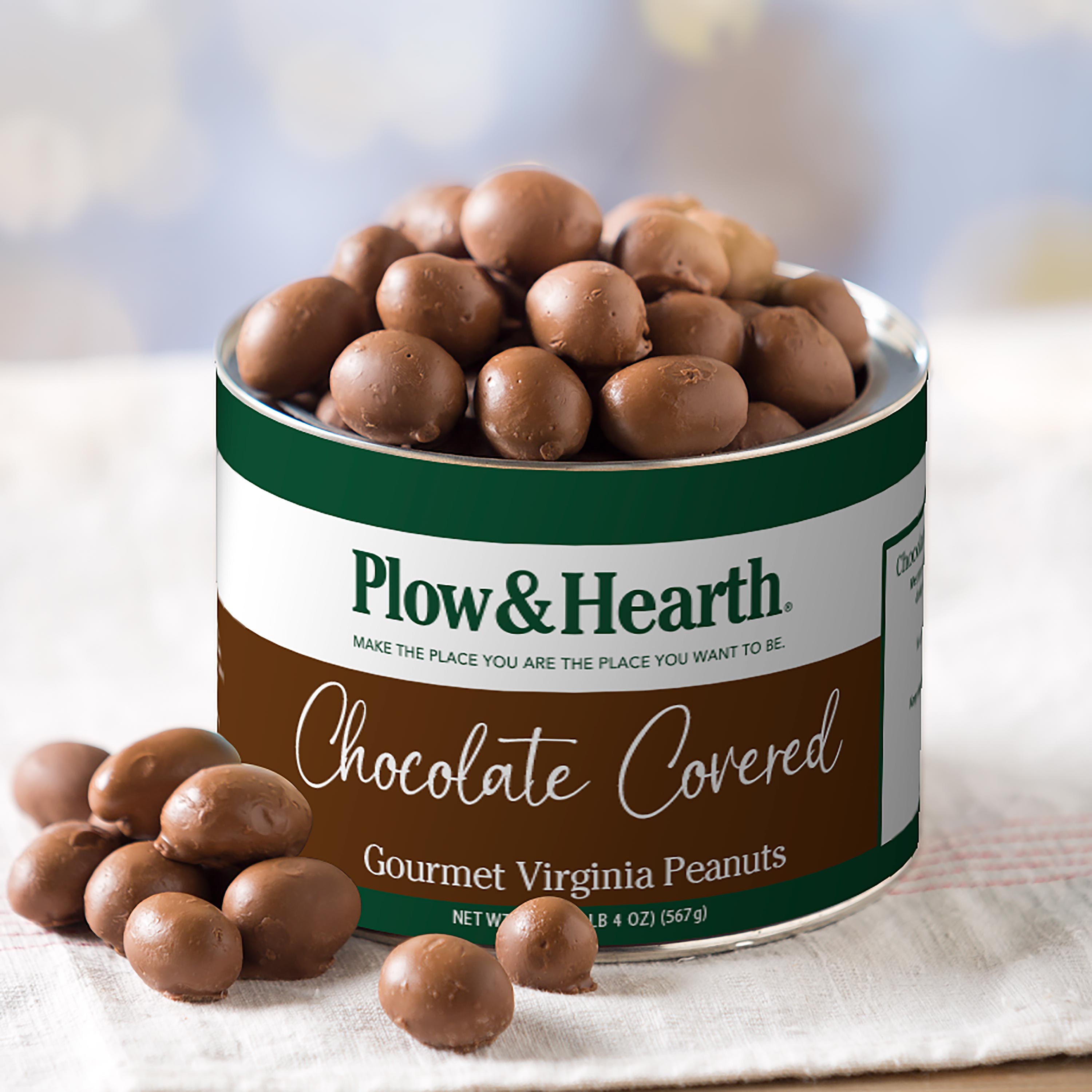 Chocolate-Covered Virginia Peanuts, 20 oz. Resealable Tin