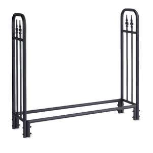 Medium Heavy Duty Steel Wood Rack with Finial Design