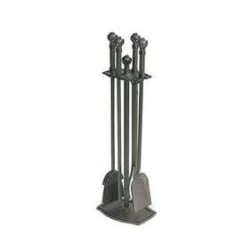Ball and Claw Fireplace Tool Set - Black