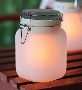 Solar-Powered Decorative Classic Glass Mason Sun Jar