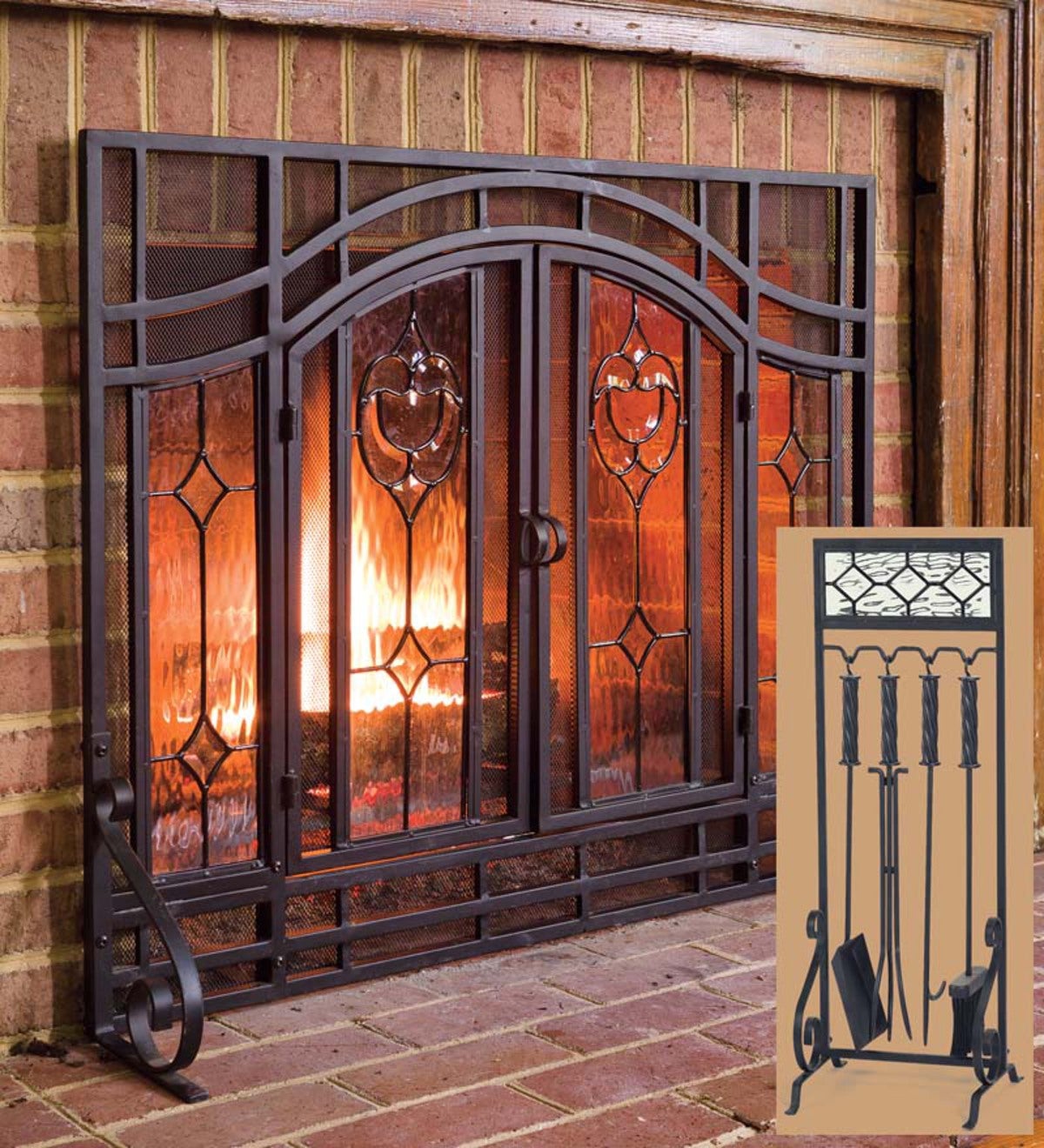 Cardinal Gates Fireplace Hearth Pad Kit - Brown