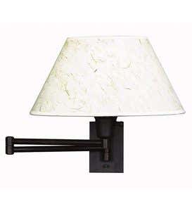 Basic Space-Saving Swing-Arm Wall-Mounted Reading Lamp