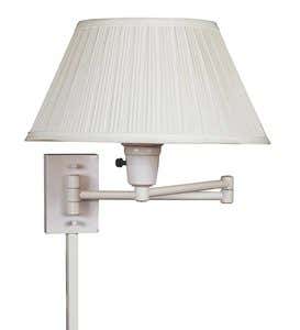 Basic Space-Saving Swing-Arm Wall-Mounted Reading Lamp