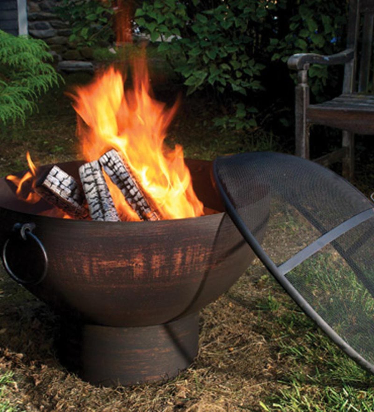 Weather-Resistant Large Outdoor Fire Bowl