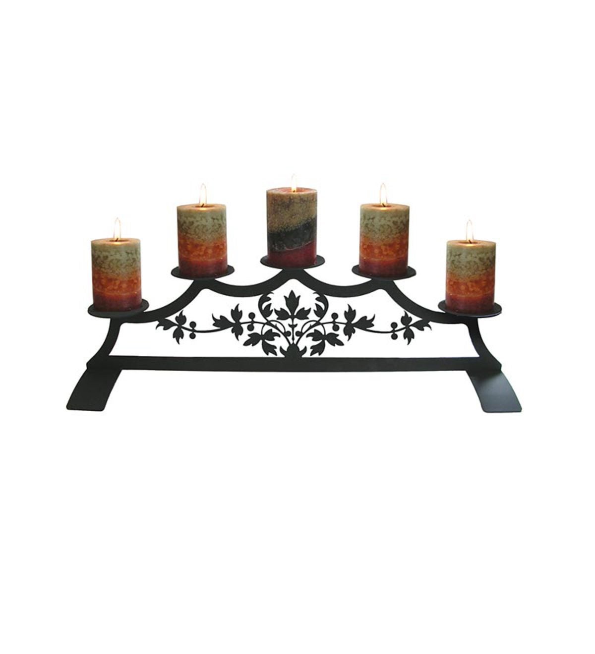 Leaf Fireplace Candelabrum