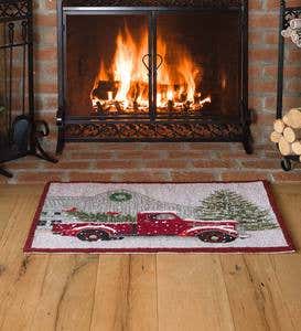 Holiday Farmer's Market Wool Accent Rug