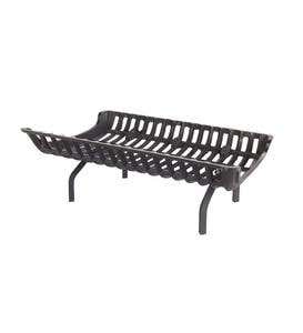 Cast Iron Basket Self-Feeding Fireplace Grate