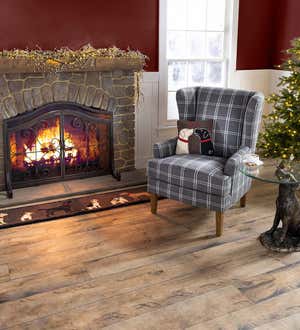 All Dogs Hand-Hooked Wool Hearth Runner, 1' x 6'