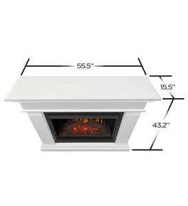 Kennedy Vent-Free Electric Fireplace - White