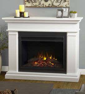 Kennedy Vent-Free Electric Fireplace - White