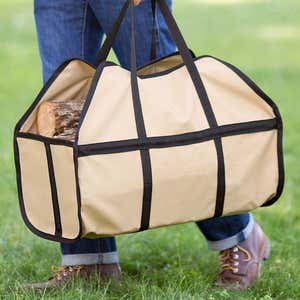 Canvas Log Carrier