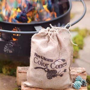 Color-Changing Fireplace Color Cones, 5 lb. Bag