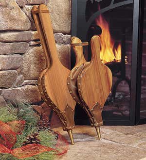 Long-Handled Black Willow Hardwood Bellows